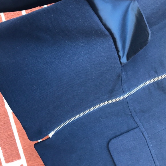 Apostrophe Women’s Black Lined Blazer w/ Zipper 6 - Picture 4 of 6